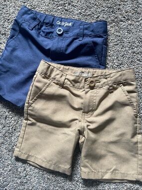 Cat & Jack Boys 2-Pack Shorts - Navy & Khaki